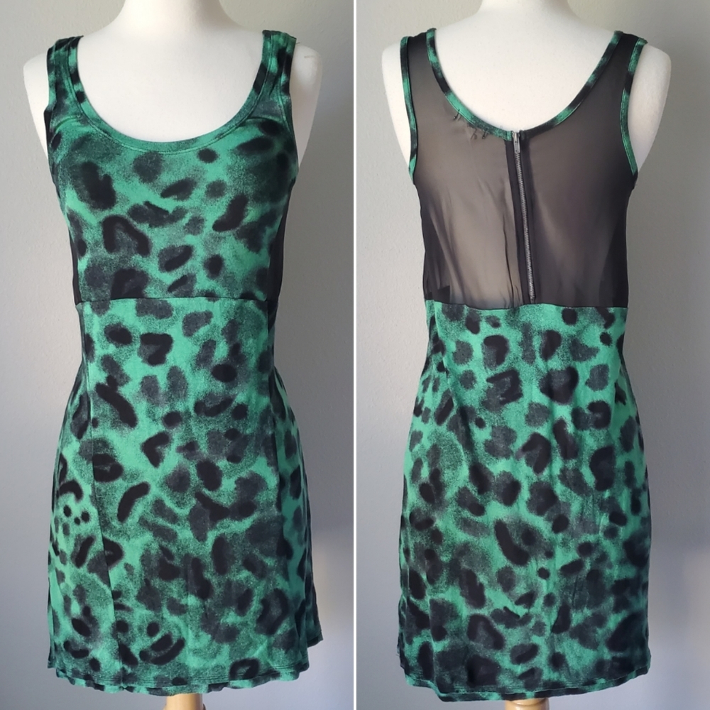 Silence + Noise Sheer Back Dress